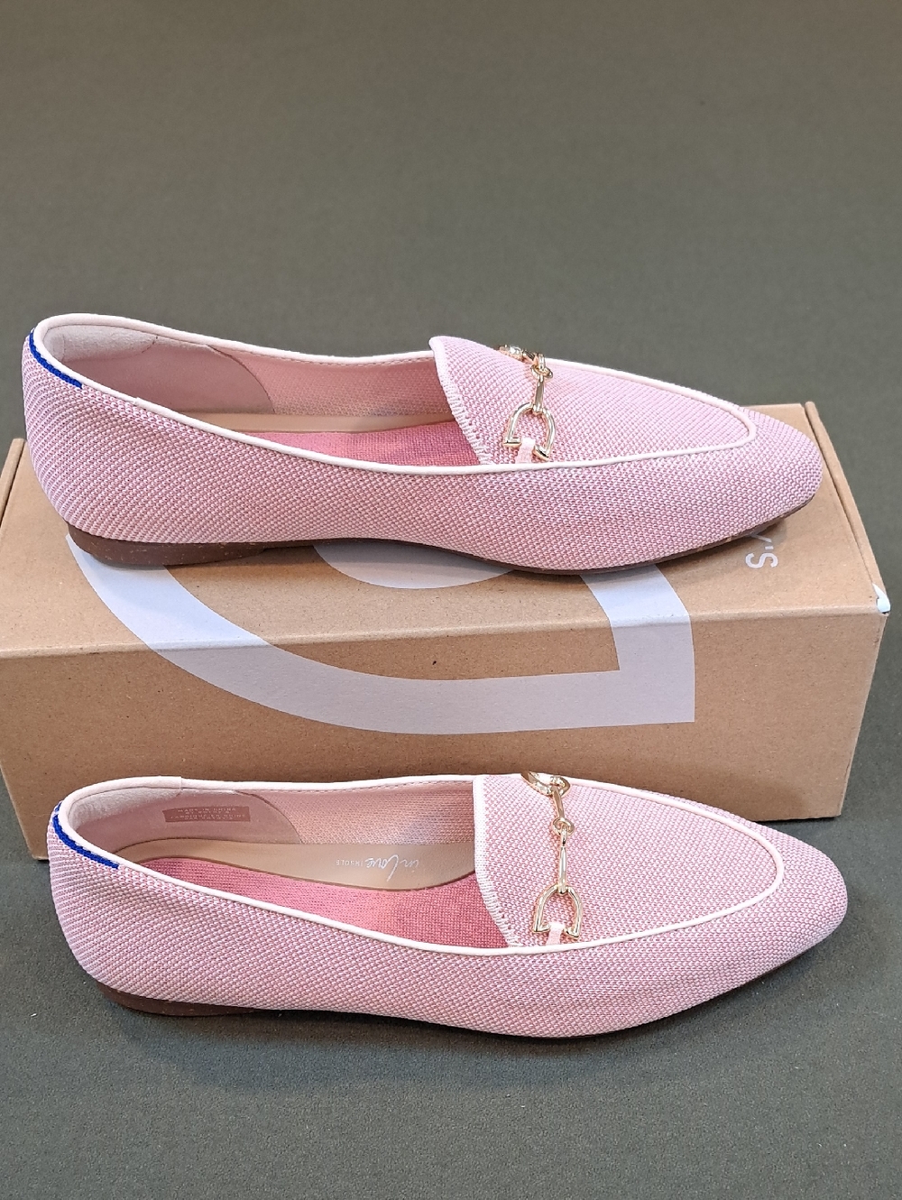 Rothy's The Double Bit Loafer - Color: Peach Pink - Size: 7.5